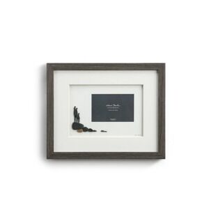 Sharon Nowlan Pebble Art Picture Frame‎ "The Three Of Us" 16x13
